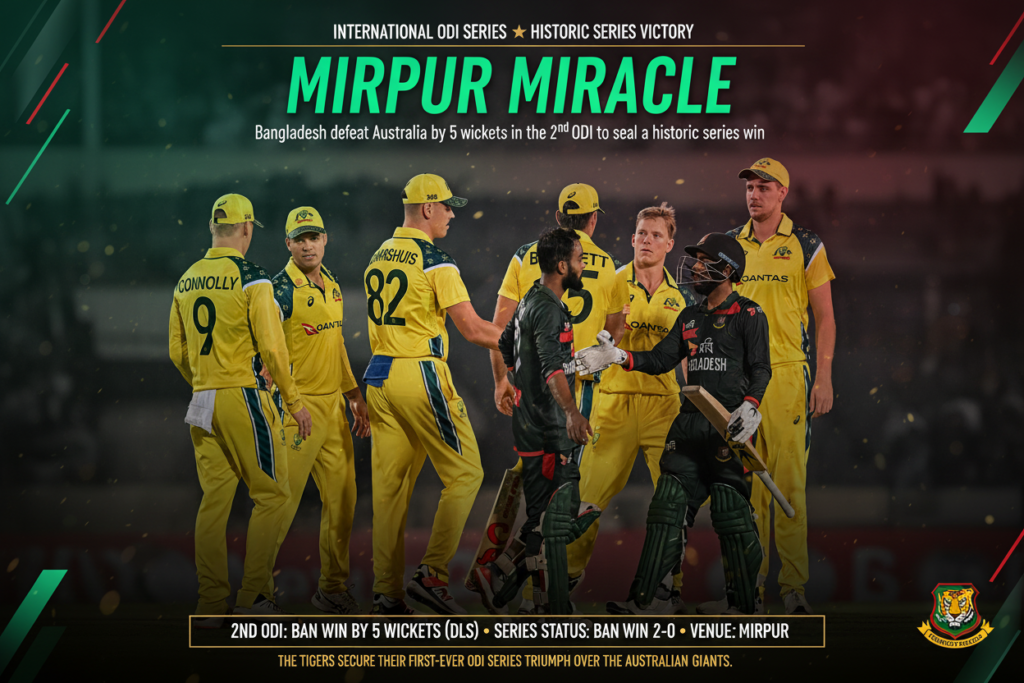 Bangladesh vs Australia ODI