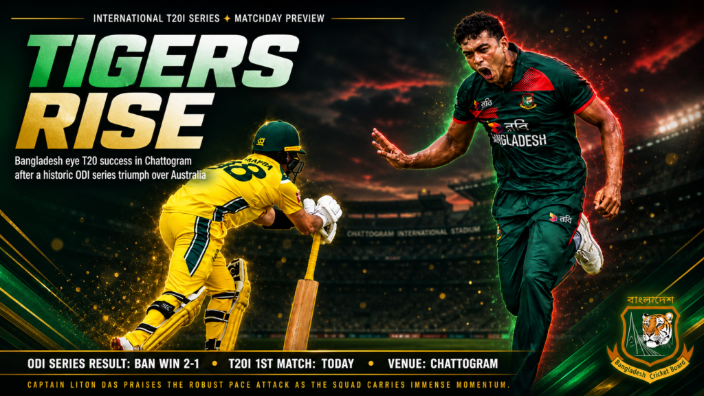 Tigers Roar! Bangladesh Carry Momentum Into T20 Series
