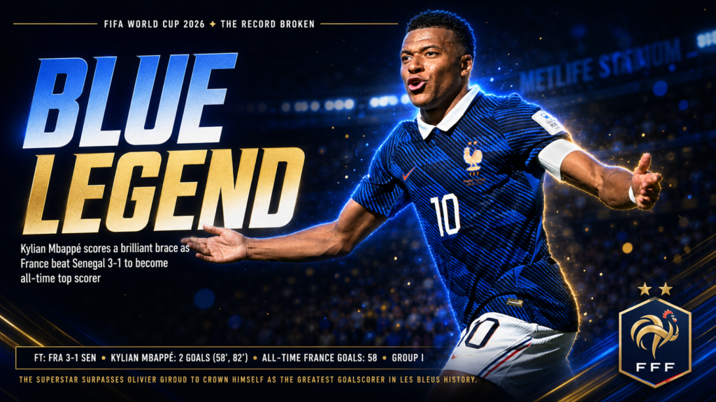 History Made! Mbappé Becomes France’s Top Scorer