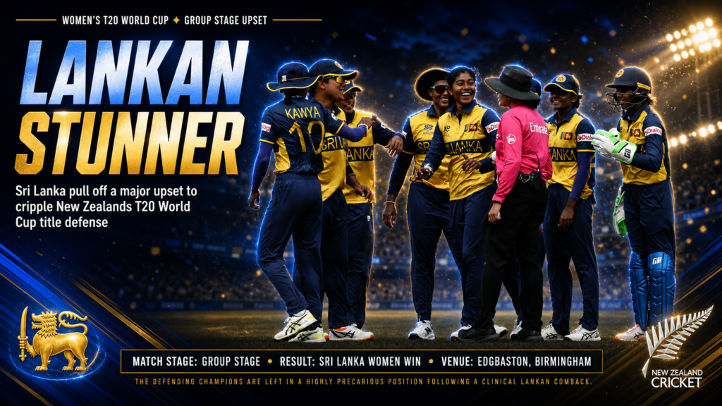 Sri Lanka Shock Defending Champions New Zealand in World Cup Upset
