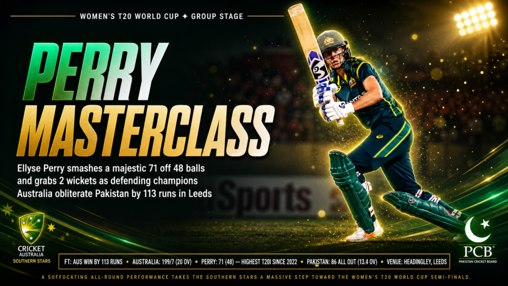Australia Women vs Pakistan Women
