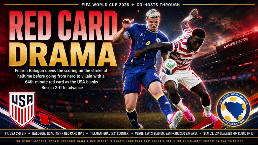 USA vs Bosnia World Cup