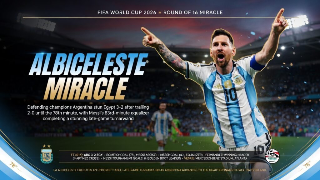 Argentina vs Egypt World Cup