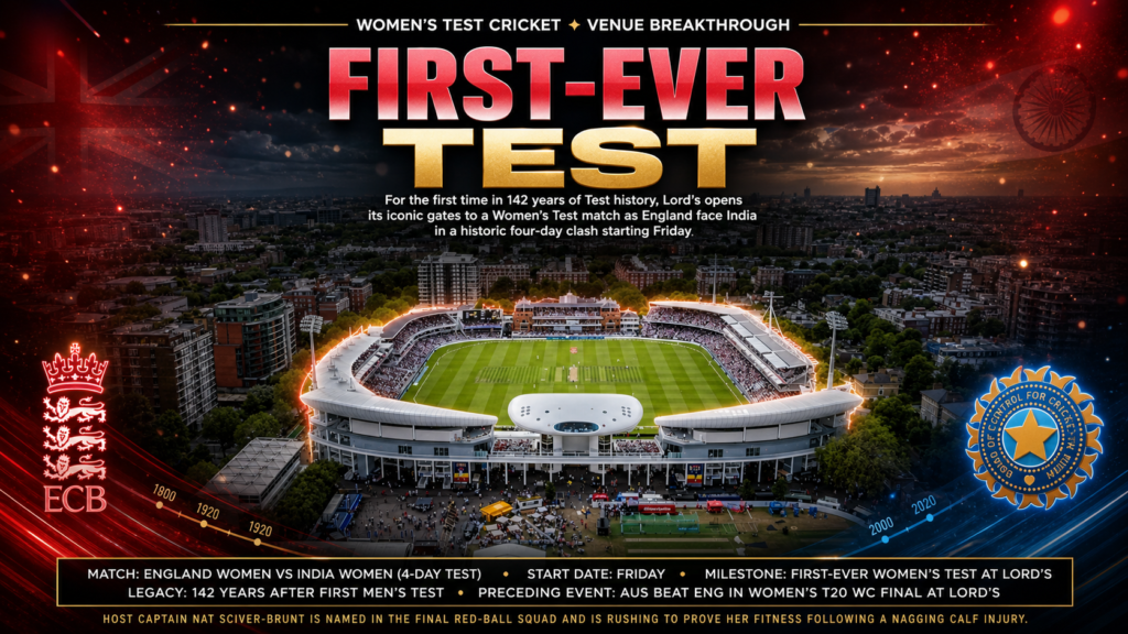 England vs India Women's Test