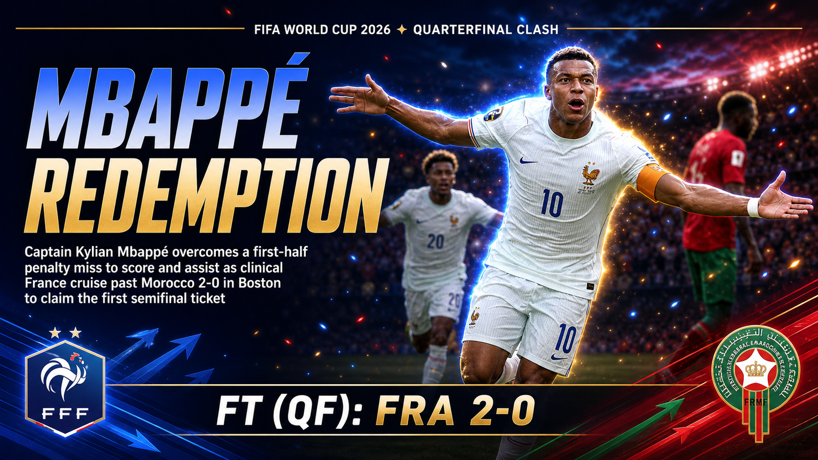 Mbappé France World Cup semifinal
