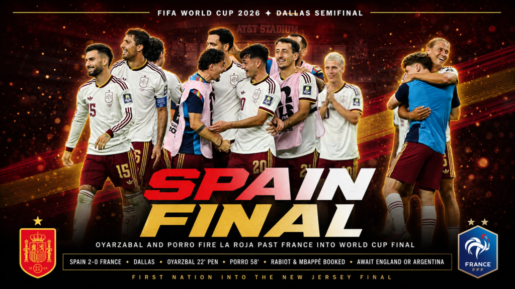 Spain vs France World Cup semifinal