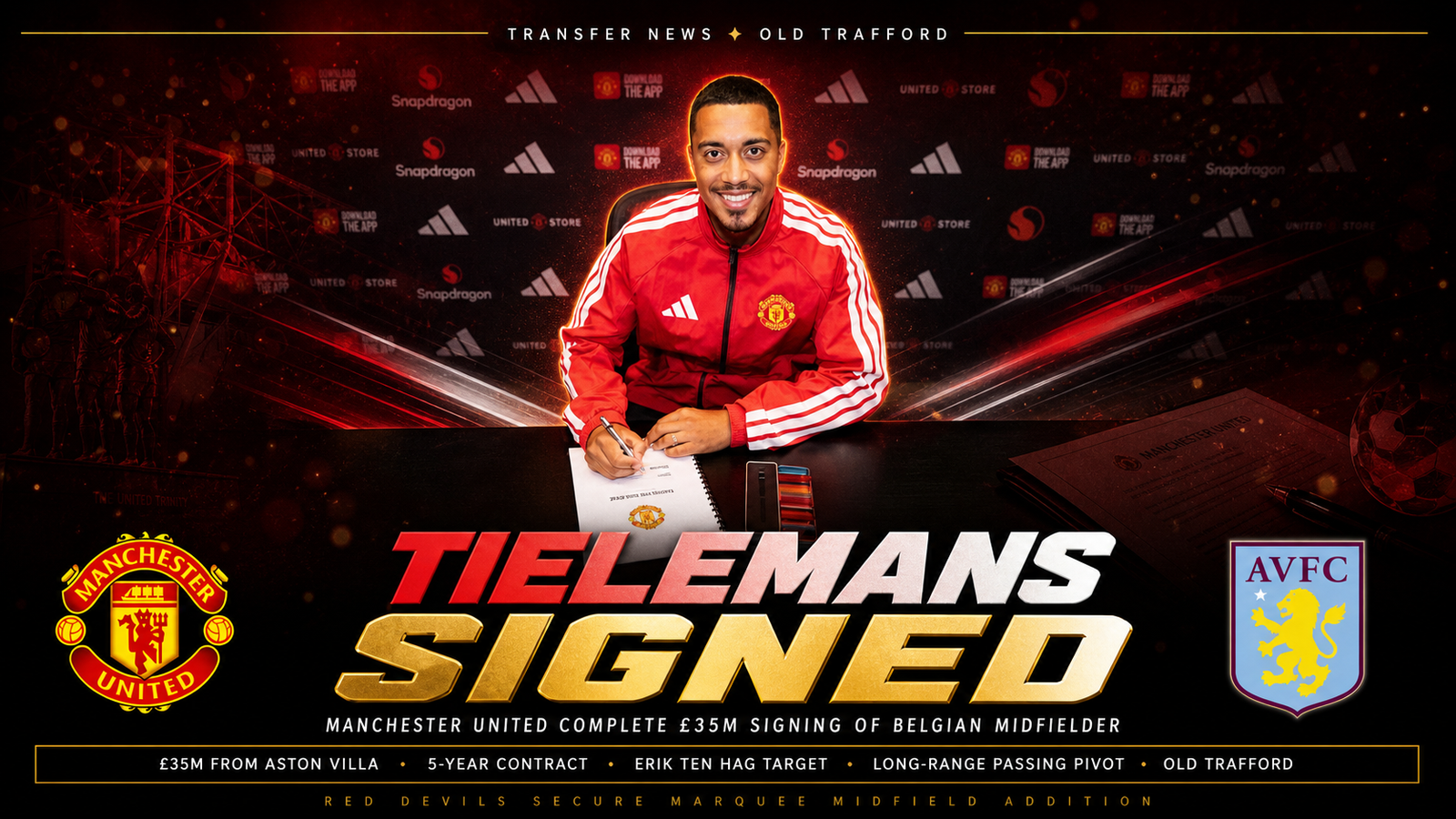 Manchester United Youri Tielemans transfer