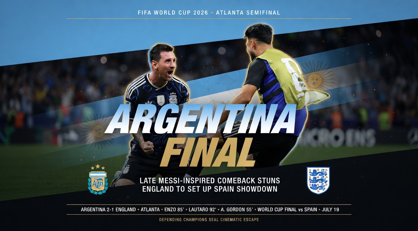 Argentina vs England World Cup semifinal
