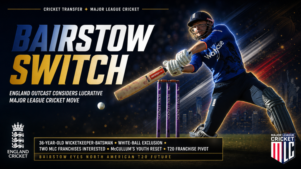 Jonny Bairstow Major League Cricket