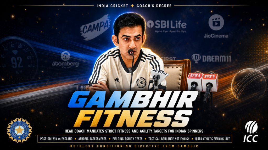 Gautam Gambhir India spinners fitness