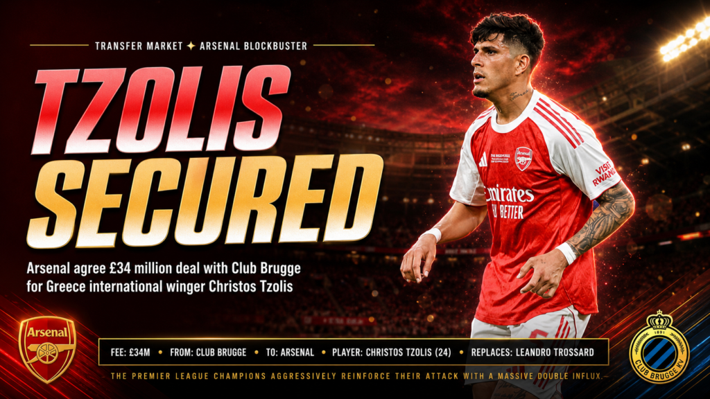 Christos Tzolis Arsenal transfer