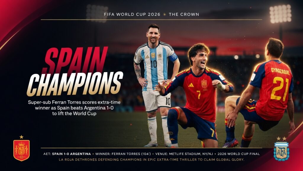 Spain World Cup 2026 champions