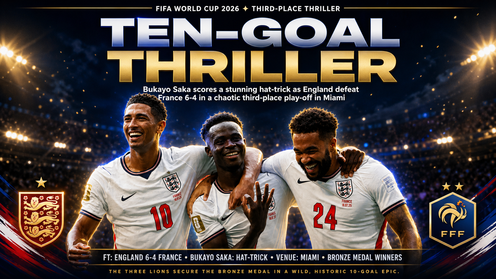 England vs France World Cup third place