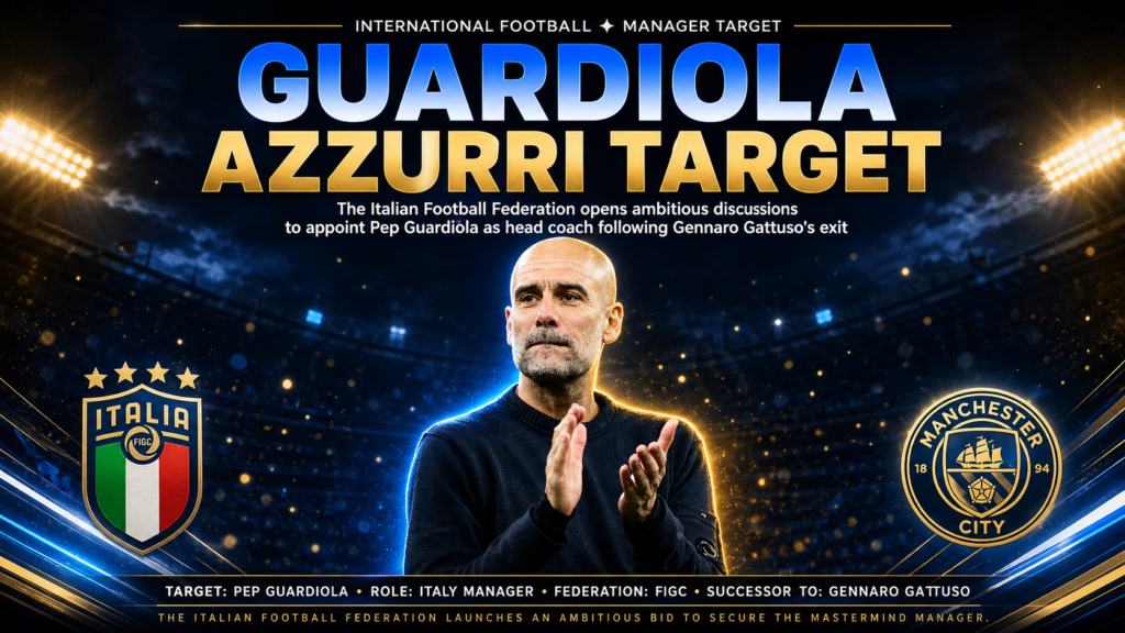 Pep Guardiola Italy manager
