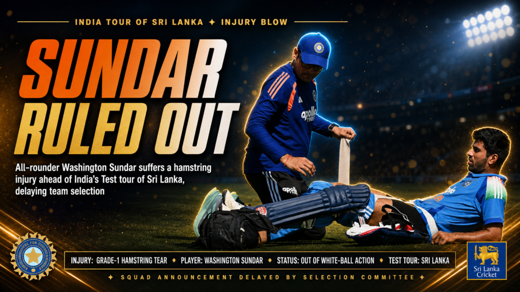 Washington Sundar injury