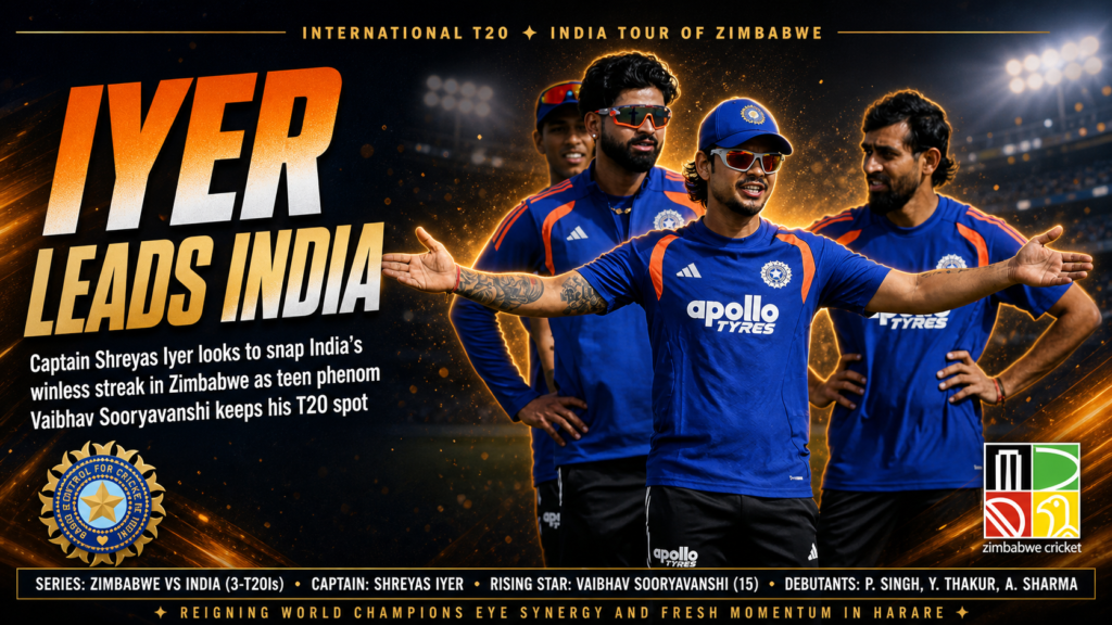 Shreyas Iyer Zimbabwe T20I series