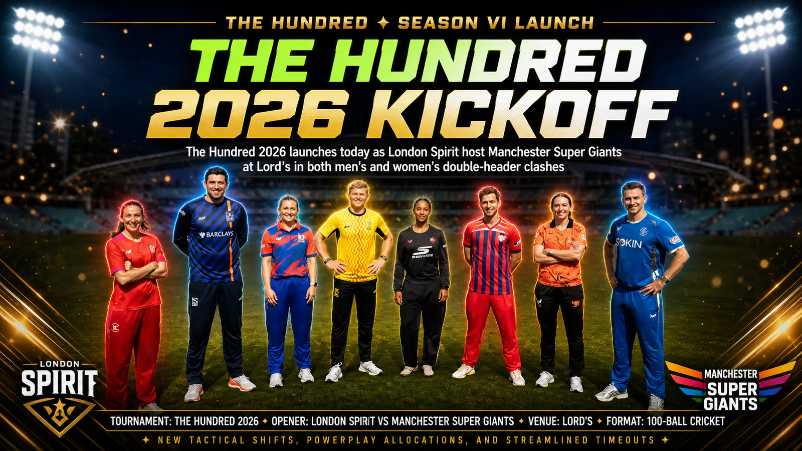 The Hundred 2026 opening match