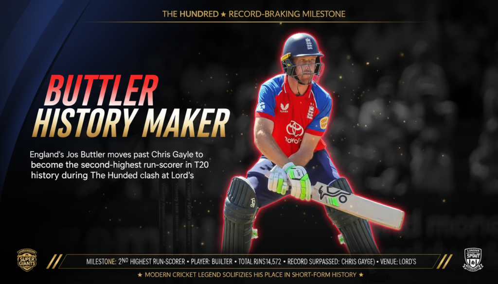 Jos Buttler T20 record