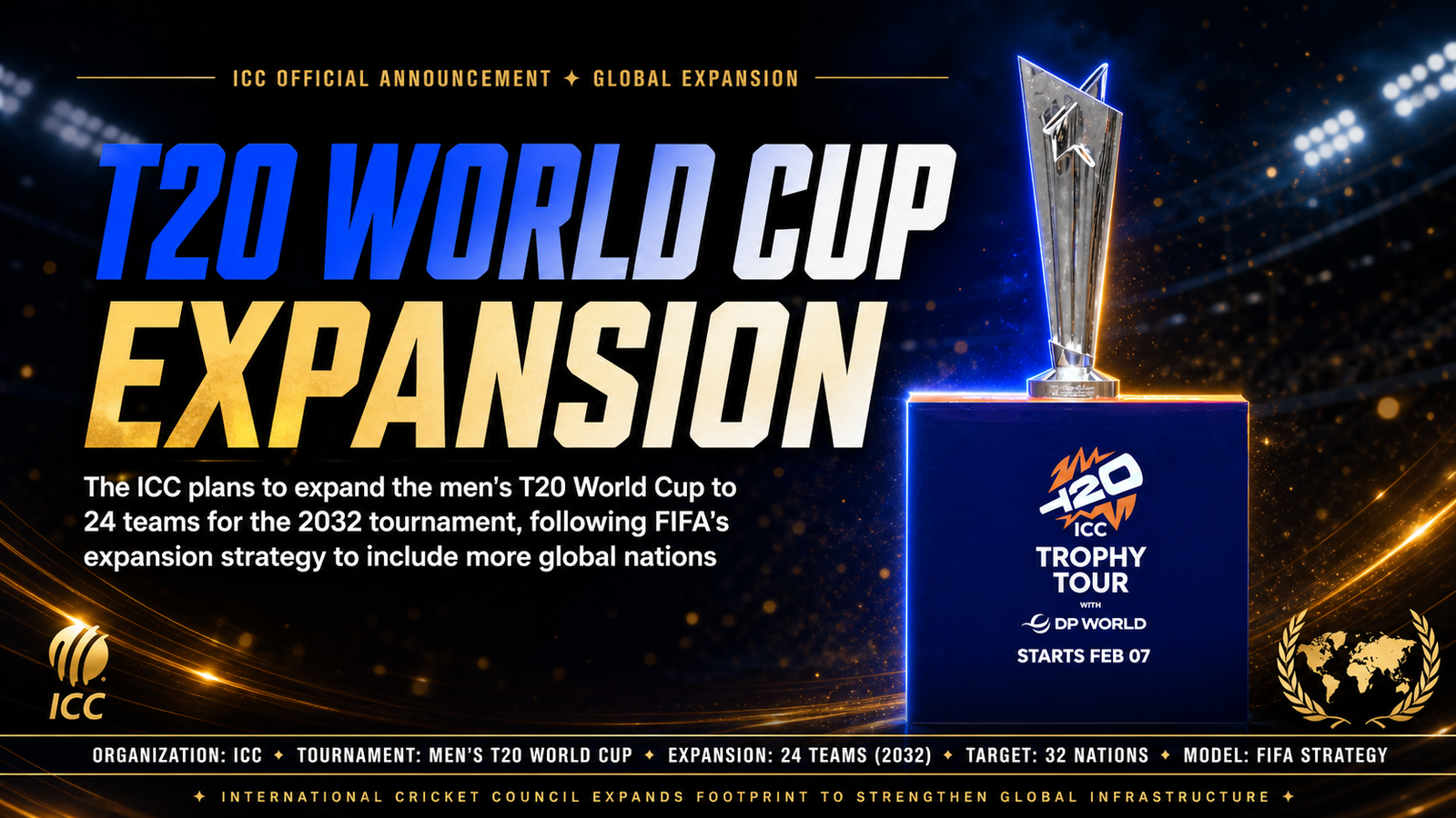 ICC T20 World Cup expansion