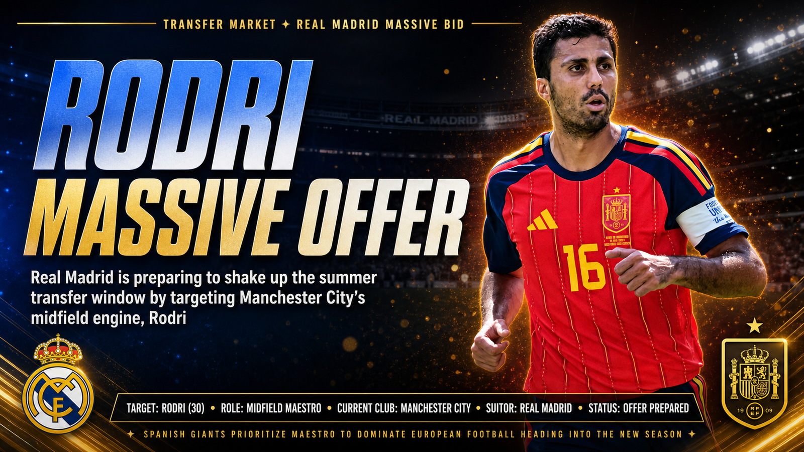 Rodri Real Madrid transfer