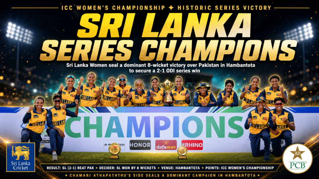 Sri Lanka Women vs Pakistan Women ODI series