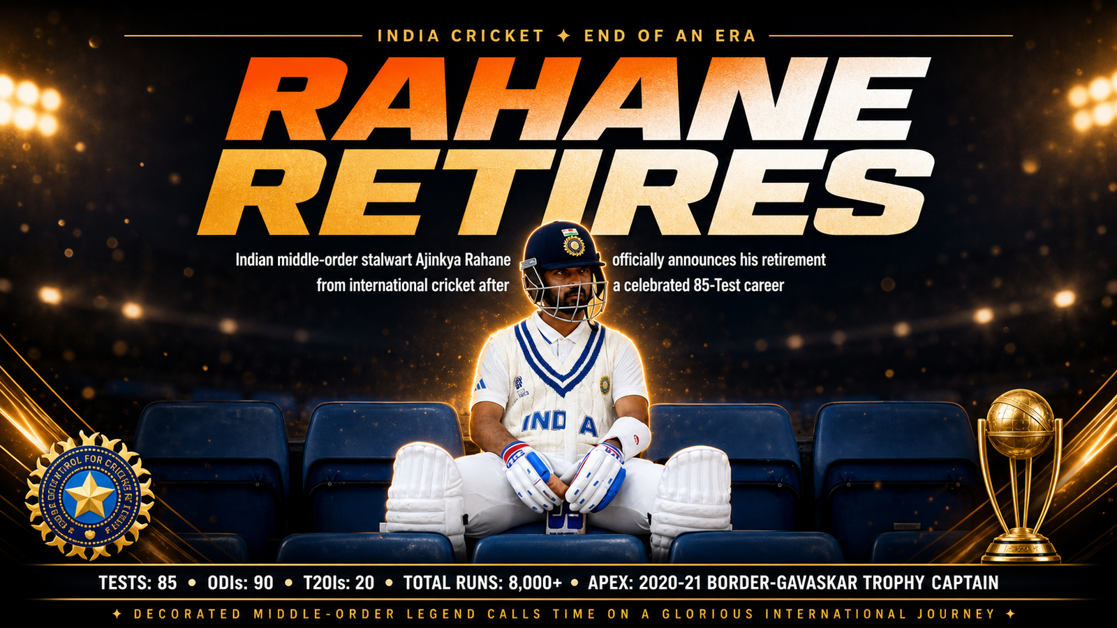 Ajinkya Rahane retirement