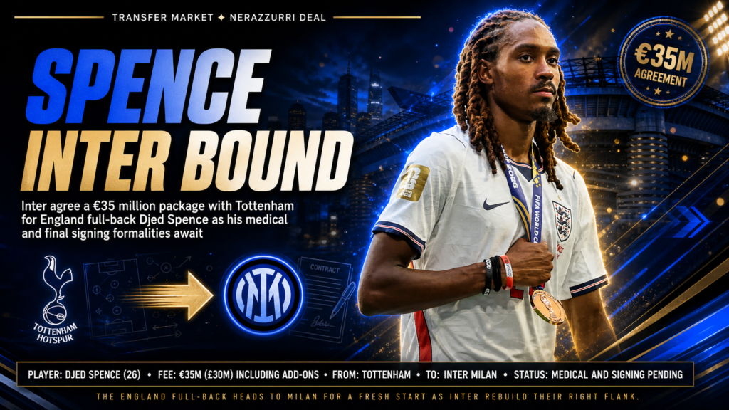 Spence Seals Huge Inter Milan Move