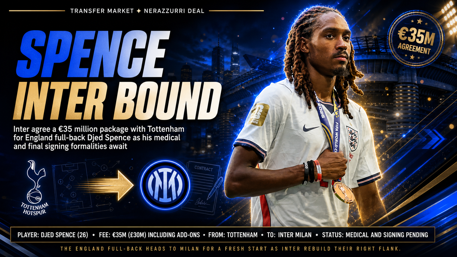 Djed Spence Inter Milan transfer
