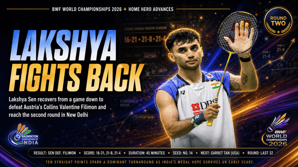 Lakshya Sen BWF World Championships