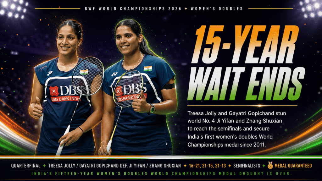 Treesa Jolly Gayatri Gopichand medal