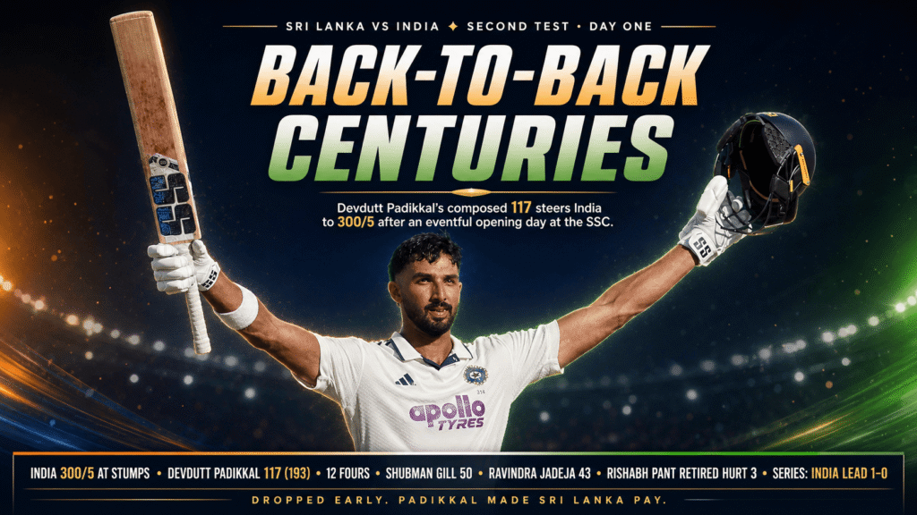 Devdutt Padikkal century Colombo