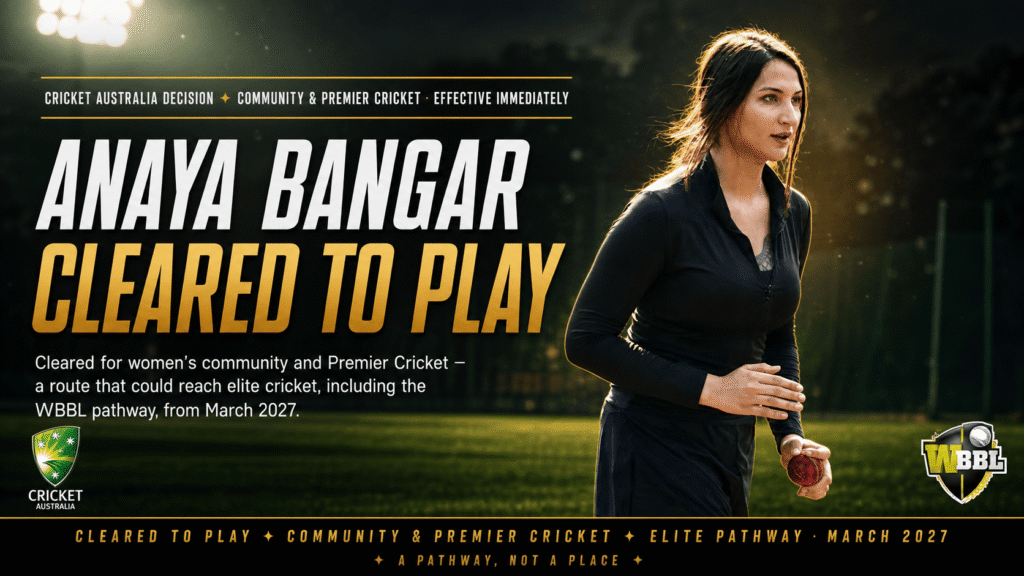 Anaya Bangar Finds a Cricket Path in Australia