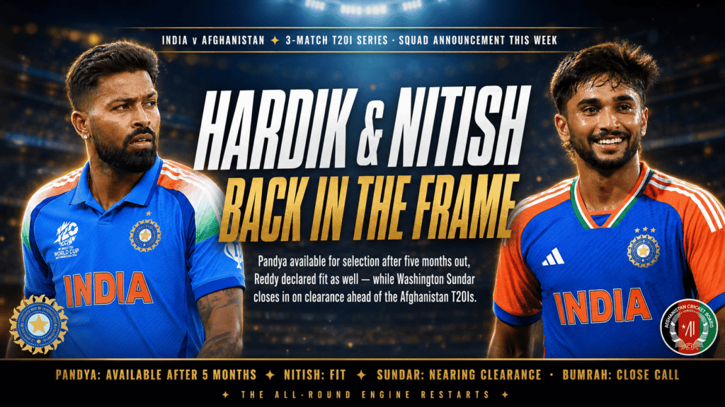 Hardik and Nitish Give India Timely T20 Boost