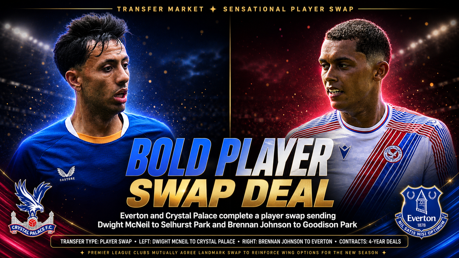 Dwight McNeil Brennan Johnson swap deal