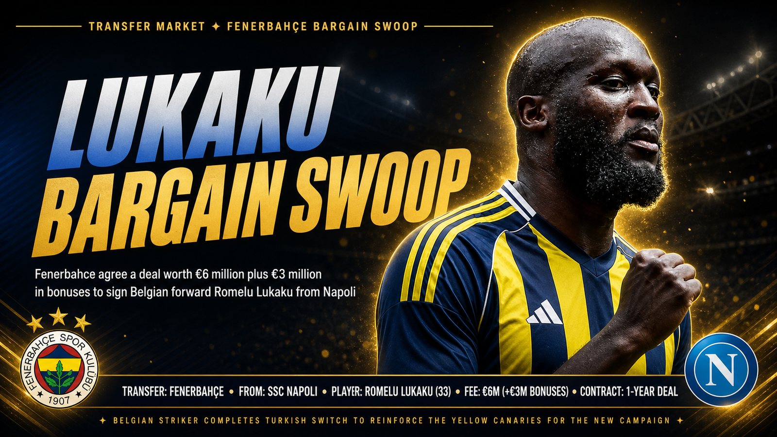 Romelu Lukaku Fenerbahce transfer Napoli