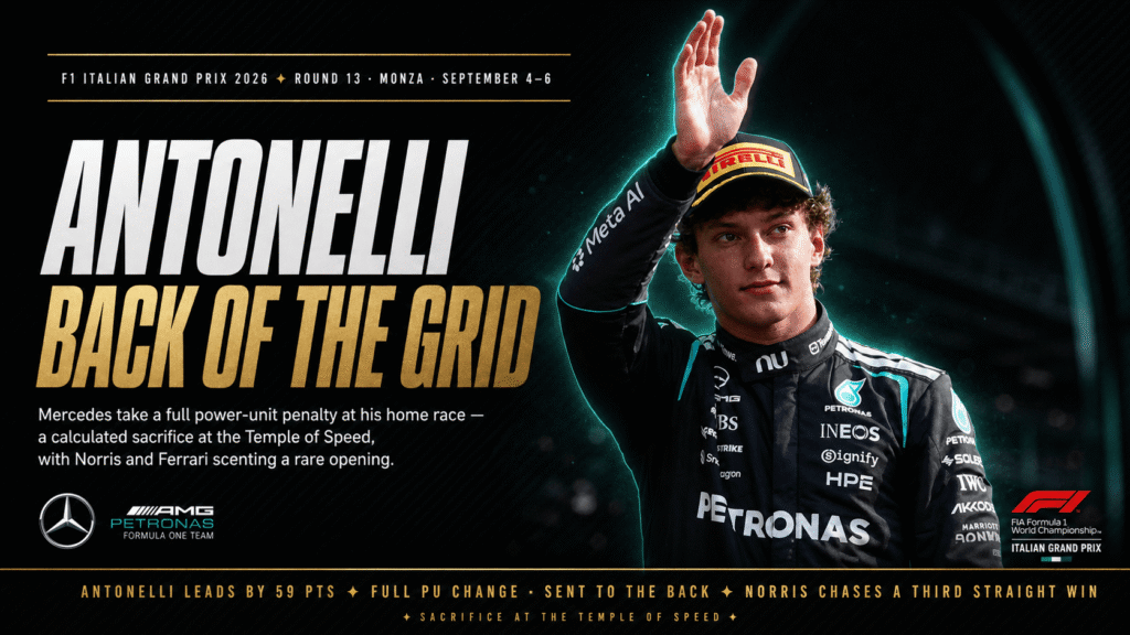 Monza Opens Title Door for Norris